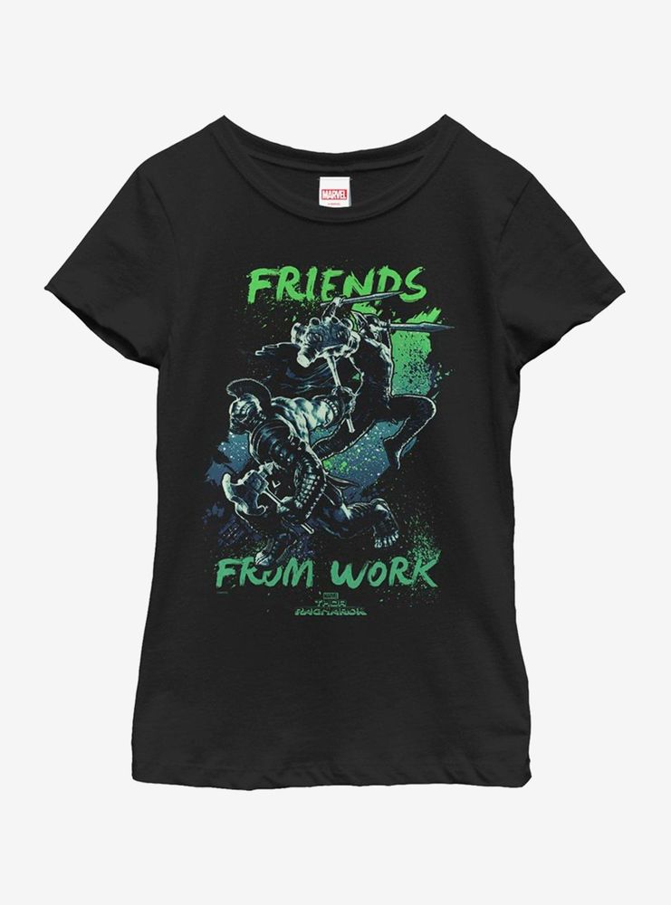 Marvel Thor Work Friends Youth Girls T-Shirt