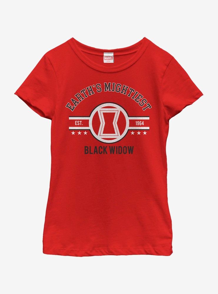 Marvel Black Widow Mighty Youth Girls T-Shirt