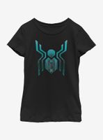 Marvel Spiderman: Far From Home Spider Logo Youth Girls T-Shirt