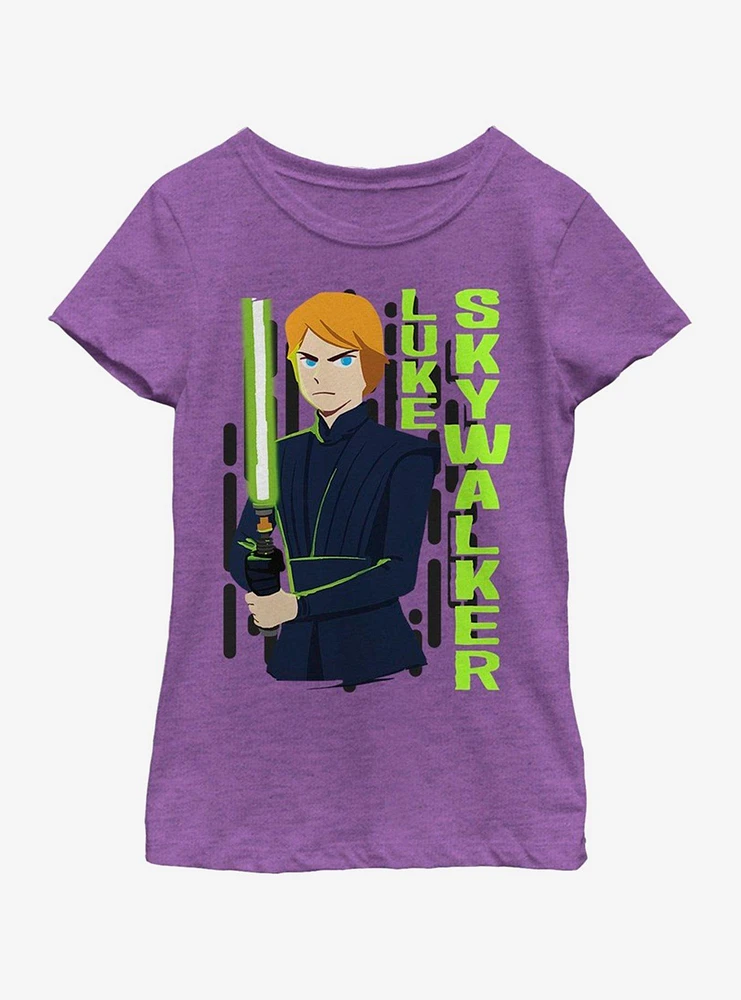 Star Wars Jedi Luke Youth Girls T-Shirt