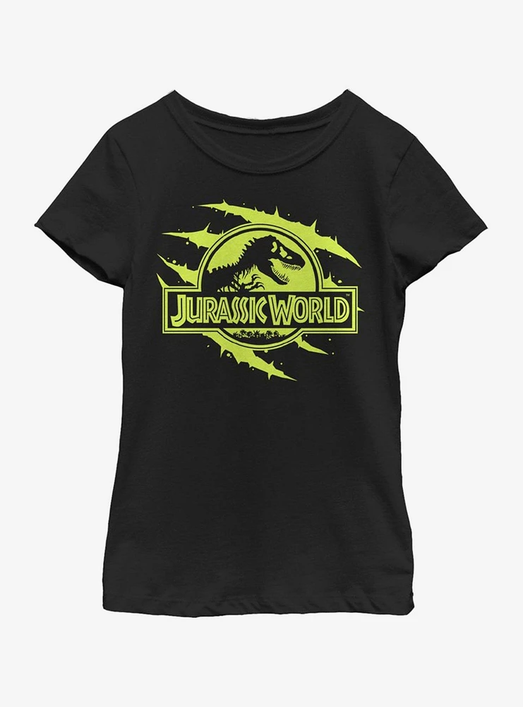 Jurassic Park Dino Slash Youth Girls T-Shirt