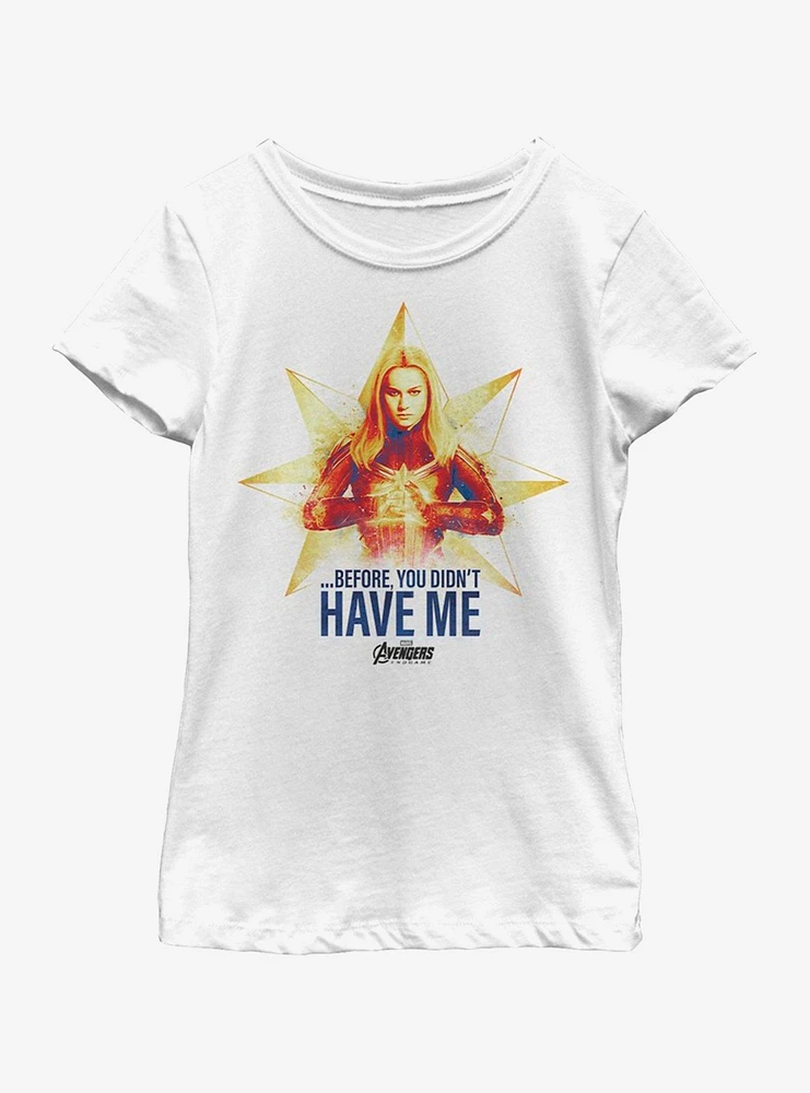 Marvel Avengers: Endgame Time Youth Girls T-Shirt
