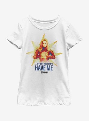Marvel Avengers: Endgame Time Youth Girls T-Shirt