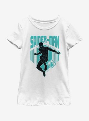 Marvel Spiderman: Far From Home Spider Stealth Youth Girls T-Shirt