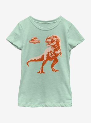 Jurassic Park Action Dino Youth Girls T-Shirt