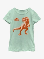 Jurassic Park Action Dino Youth Girls T-Shirt