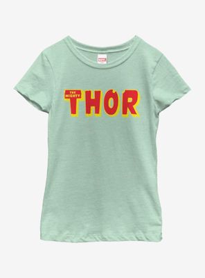 Marvel Thor Logo Youth Girls T-Shirt