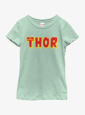 Marvel Thor Logo Youth Girls T-Shirt