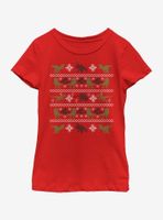 Jurassic Park Dino Fairisle Youth Girls T-Shirt