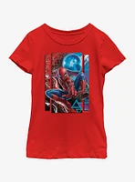 Marvel Spiderman: Far From Home Spider Mysterio Slash Youth Girls T-Shirt