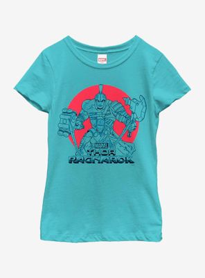 Marvel Thor Red Sun Youth Girls T-Shirt