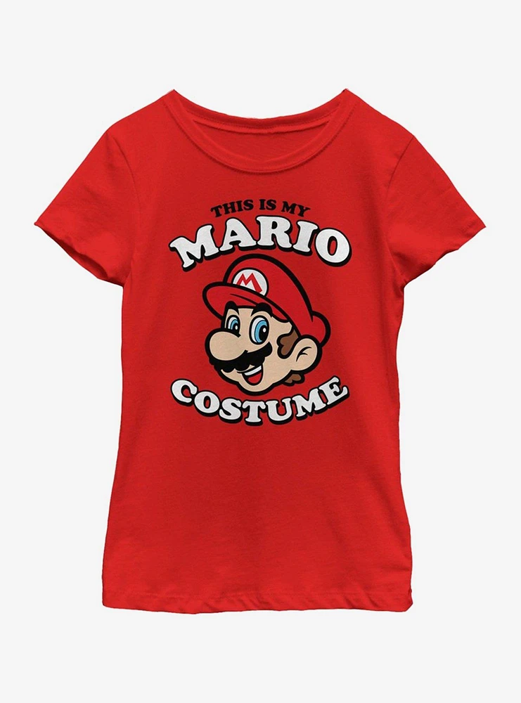Nintendo Super Mario Costume Youth Girls T-Shirt
