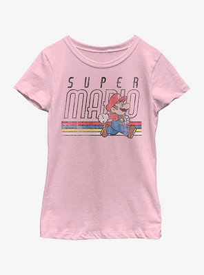 Nintendo Super Mario Throwback Youth Girls T-Shirt
