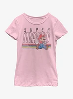 Nintendo Super Mario Throwback Youth Girls T-Shirt