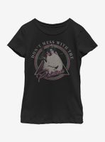 Star Wars Dont Mess Youth Girls T-Shirt