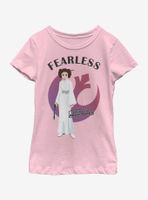 Star Wars Leia Fearless Galaxy Adventure Youth Girls T-Shirt