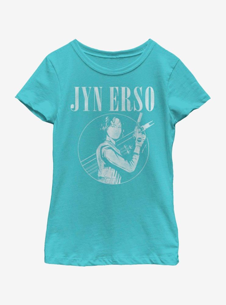 Star Wars The Last Jedi Jyn Erso Youth Girls T-Shirt