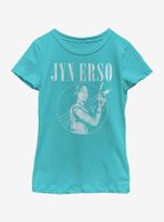 Star Wars The Last Jedi Jyn Erso Youth Girls T-Shirt