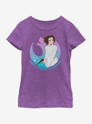 Star Wars Leia Leader Youth Girls T-Shirt