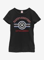 Marvel Captain America Mighty Youth Girls T-Shirt