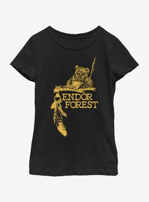 Star Wars Endor Forest Youth Girls T-Shirt