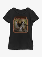 Star Wars The Last Jedi Porgs Trio Youth Girls T-Shirt