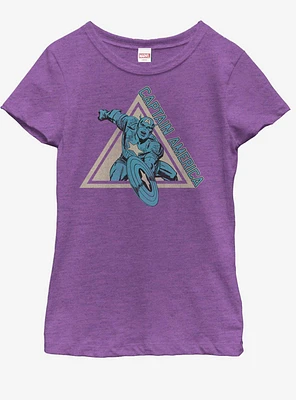 Marvel Captain America Cap Power Youth Girls T-Shirt