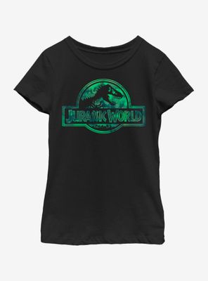 Jurassic World Forest Logo Youth Girls T-Shirt