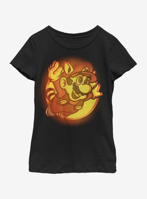 Nintendo Super Mario Pumpkin Youth Girls T-Shirt
