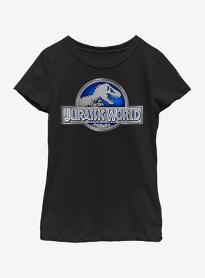Jurassic Park Blue Glow Youth Girls T-Shirt