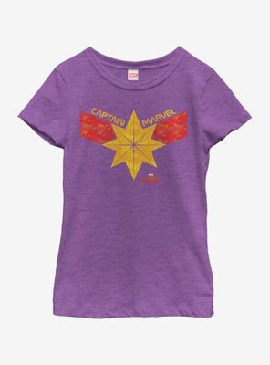 Marvel Captain Ribbon Youth Girls T-Shirt