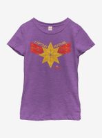 Marvel Captain Ribbon Youth Girls T-Shirt