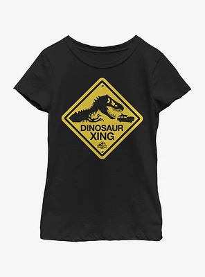Jurassic Park Dino Xing Youth Girls T-Shirt