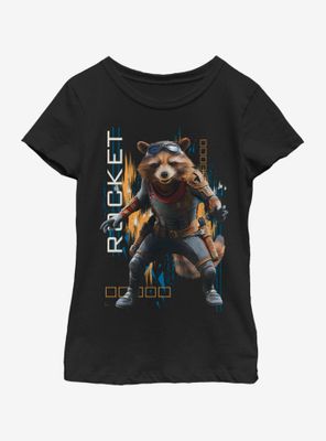 Marvel Avengers: Endgame Rocket Motion Youth Girls T-Shirt