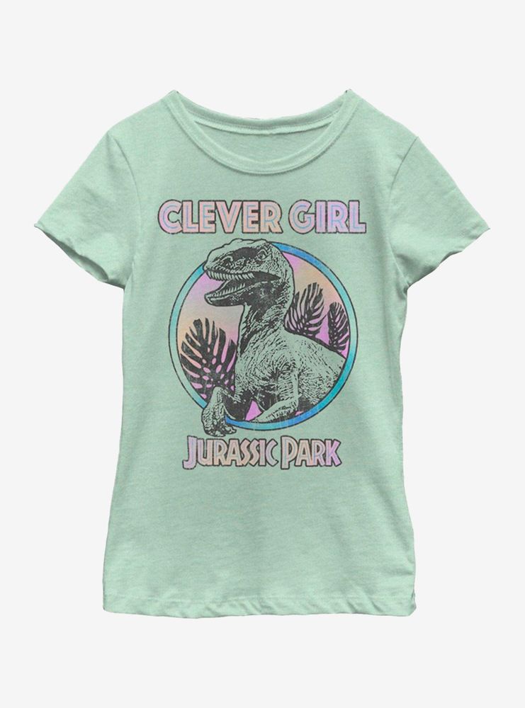 Jurassic Park Cleverest Girl Youth Girls T-Shirt