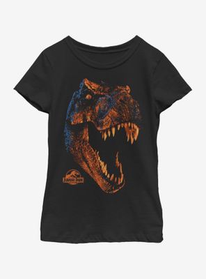 Jurassic Park Puff Youth Girls T-Shirt