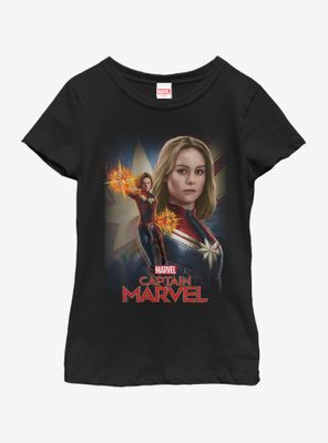 Marvel Captain Cap Youth Girls T-Shirt