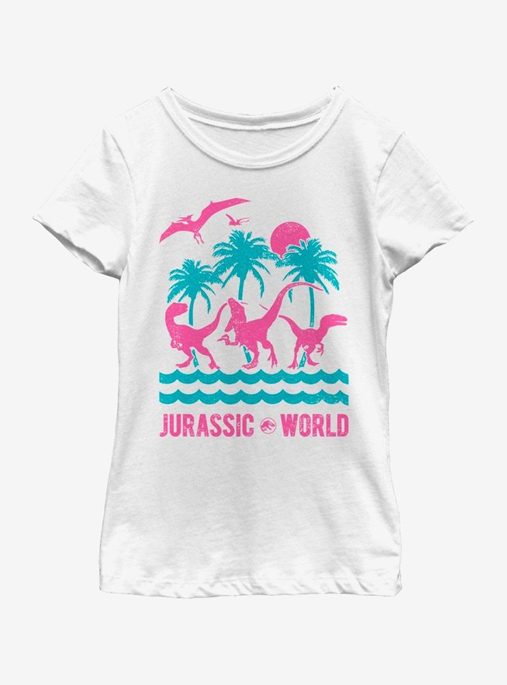 Jurassic World Island Dinos Youth Girls T-Shirt