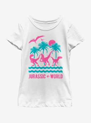 Jurassic World Island Dinos Youth Girls T-Shirt