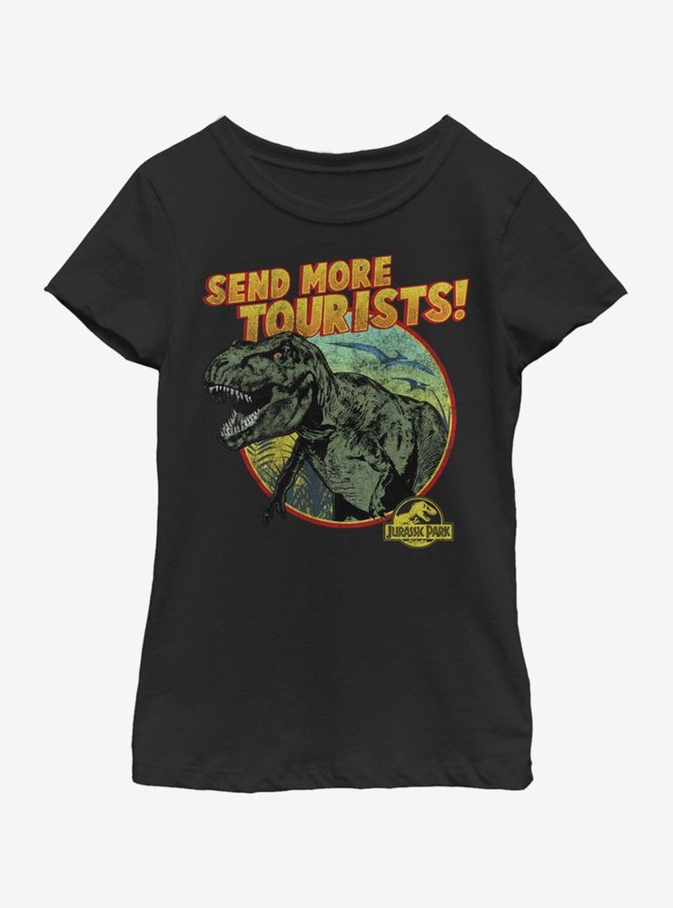 Jurassic Park Send Tourists Youth Girls T-Shirt