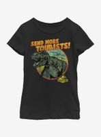 Jurassic Park Send Tourists Youth Girls T-Shirt