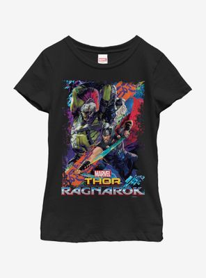 Marvel Thor Retro Vibe Youth Girls T-Shirt