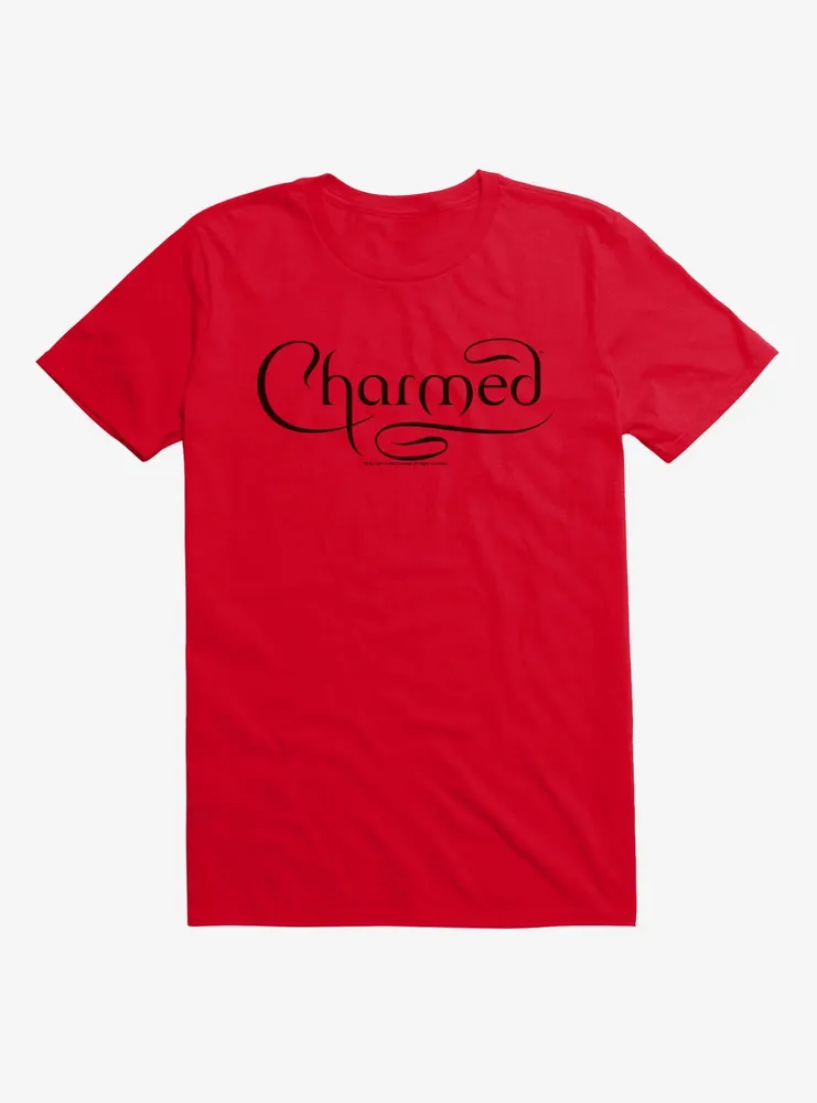Charmed Black Logo Script T-Shirt