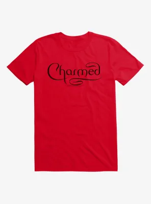 Charmed Black Logo Script T-Shirt