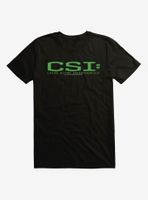 CSI: Crime Scene Investigation Green Logo T-Shirt