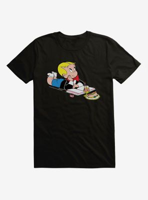 Richie Rich Reading And Snacking T-Shirt