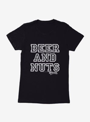 Cheers Beer And Nuts Womens T-Shirt
