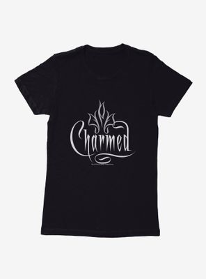 Charmed Gothic Print Logo Womens T-Shirt