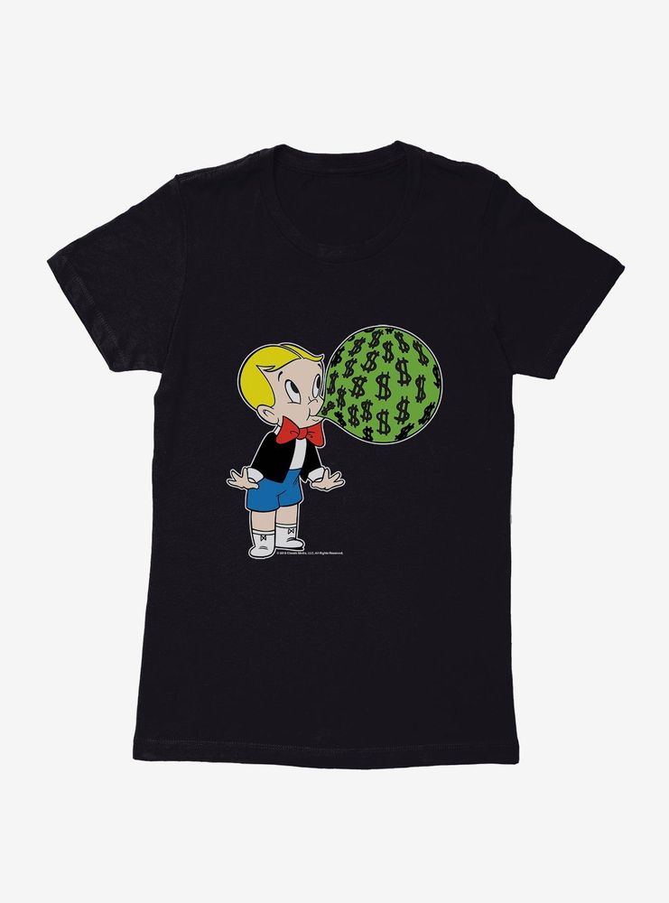 Richie Rich Dollar Bubble Gum Womens T-Shirt