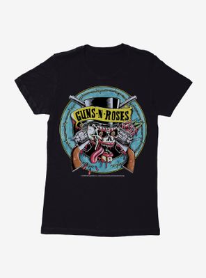 Guns N' Roses Suicide Skull Womens T-Shirt